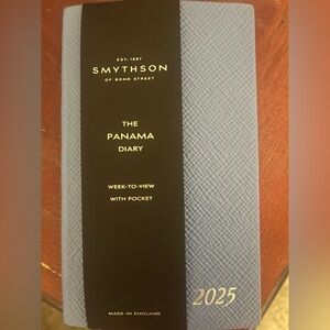 Symthson of Bond Street
Panama Diary
2025
New
Include box tissue and ribbon